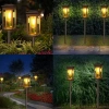 2x Solar-Gartenlampe LED | Elegante Säule 60 cm | HK-115A