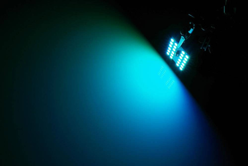 RGB-LED-Panel-Kit | 2 LED-Panels 24 SMD 5050 RGB | Farbfernbedienung | C5W- und W5W-Adapter
