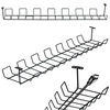 Kabel-Organizer für Schreibtischunterbau | Schwarz | ZW-J725