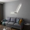 Moderne Wandleuchte 60cm 10W | Schwarze Wandleuchte mit Drehmöglichkeit | LED-Lampe mit einer Farbtemperatur von 4000K | YG-W002
