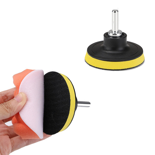 Set 22 Reinigungsbürsten, Pads und Schwämme zur Montage in Bohrmaschine / Schrauber | UP-12-22PCS