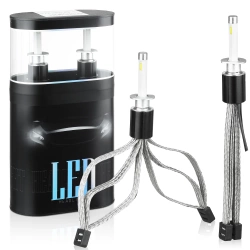 LED-Scheinwerferlampe | H1 R4, 80 W, 9.600 lm, LUMILED LUXEON, 12–24 V, Set