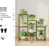 Holzblumenständer für Blumentöpfe | Pflanzenständer | Blumenregal | NZ251-BAMBOO