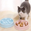Anti-Schling-Napf für Haustiere | mit Anti-Rutsch-Pads | blau | CWP-B18-BLUE