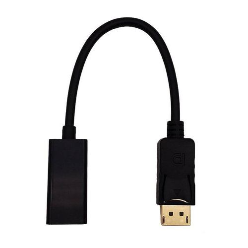 HDMI-Kabel (f) - Display Port | 4K | 30 cm | DP-H-30CM-Black