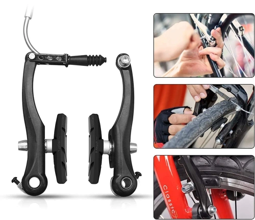 Fahrrad Bremsbeläge V-Brake | Asymmetrische Anschraubklötze 70mm | SJSCP-03-B