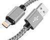 USB-Ladekabel Lightning | 3 m | Nylon | für iPhone 11, XS, XR, X, 8, 7, 6, 5S, SE | C06