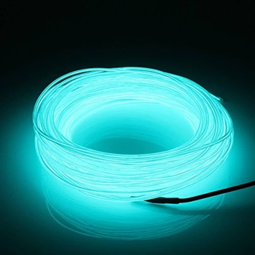 Umgebungslicht RGB-5M |Einseitige Glasfaser | Mehrfarbiger LED-Streifen | El-Draht 