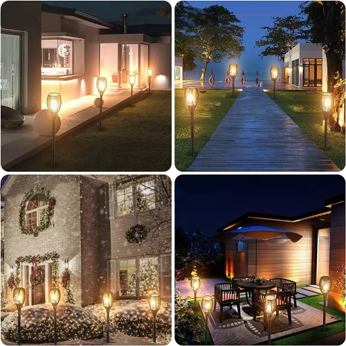 Solar-Fackel LED | Erdspießlampe 51 cm | 12 LED SMD 2835 | HYD-12LED