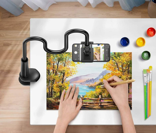 Flexibles Handy- und Tablet-Stativ | Halterung mit 50 cm Stab | PSI-T006