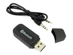 Audio-Empfänger | Bluetooth-Adapter Transmitter AUX USB | schwarz | M1-Black