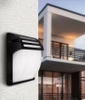 Gartenlampe, Wandleuchte | IP54, E27 | Aluminium + Glas | BD-C184