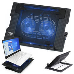 Kühlunterlage - Laptop-Ständer 9-17'' | F2-SCHWARZ
