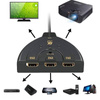 HDMI-Splitter 4K 3D | 3 Eingangsanschlüsse | HDMI-Kabel 0,5M | HPS-3P
