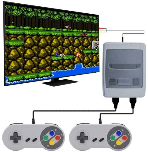 Retro-Spielkonsole | 620 Spiele | 2 Controller | SFC620-LD