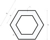 LED-Hängeleuchte 36W | Sechseck | Aluminium | Blendfreie CCD | Φ60x6 | LPL-002