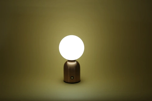 LED-Tischleuchte mit Farbtemperatur- und Helligkeitsregelung | Touch-Bedienung, integrierter Akku | silber | YG-D031-SILVER