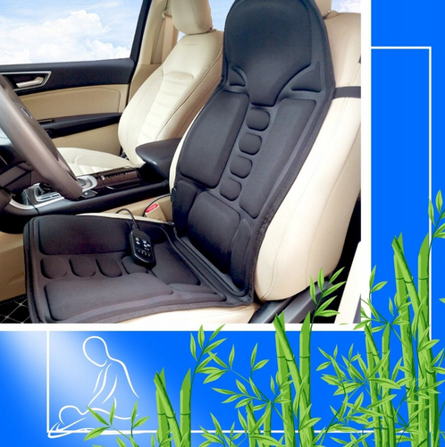 Massageauflage | universell, Heizfunktion, für Auto geeignet | schwarz | DZC-011-BLACK