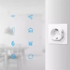 Intelligente WLAN-Steckdose | Kompatibel mit Google Assistant und Amazon Alexa | Steuerung über Smart Life oder Tuya Smart | Typ Schuko | Wattmeter, Zeitschaltuhr | SM-P16