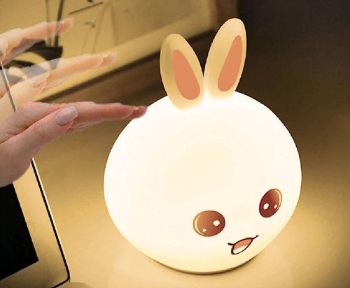 LED-Nachtlicht Silikon Hase | RGB | 3 W | NL-07