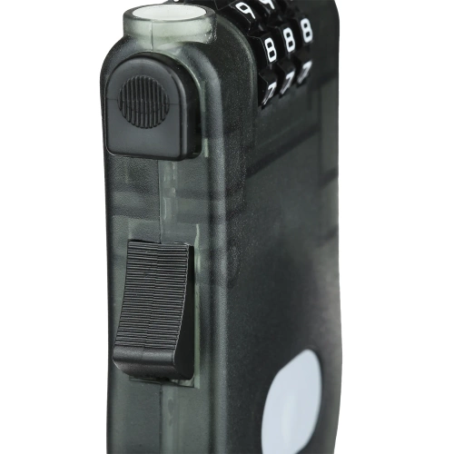 Fahrrad-Zahlenschloss mit flexibler Kabelschlaufe | 110 cm | Universelles Fahrradschloss mit 3-stelligem Zahlencode, kompakt, mit aufrollbarem Kabel | BLC-565