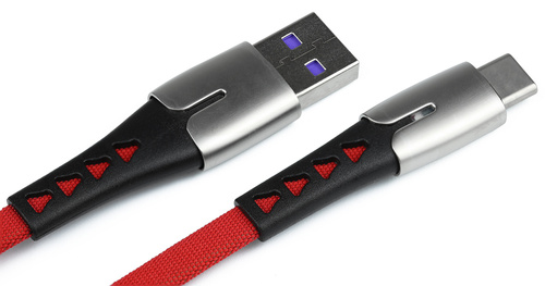 Typ-C 1M | USB-Kabel 5A mit LED-Licht für Telefon | UC-008