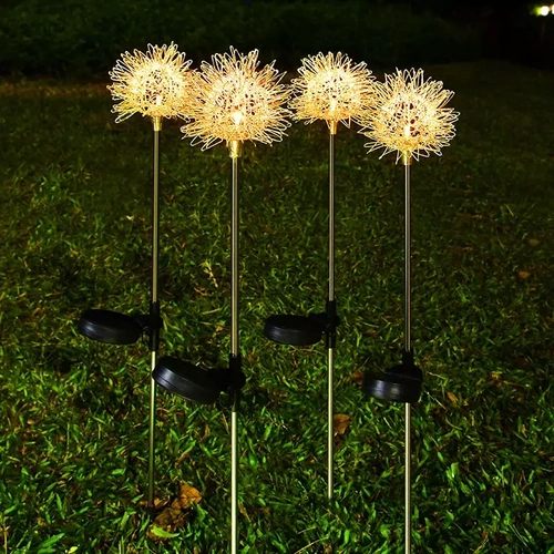 Solarblume | Solar-LED-Gartenlaterne Pusteblume | 68 cm, 600 mAh | FLD-28-W