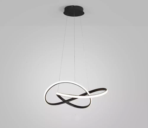 Moderne Pendelleuchte | LED | Schwarz | RLA-48W-B