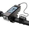  3-in-1 LED Fahrradlicht 450 lm | Computer zur Messung von Geschwindigkeit, Distanz und Zeit | Starke Beleuchtung mit Tonsignal | MBLBD-3201