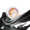 Standpumpe für Fahrräder mit Manometer und Adaptern für Presta, Schrader und Dunlop | Universal-Standpumpe | ZY-6138B