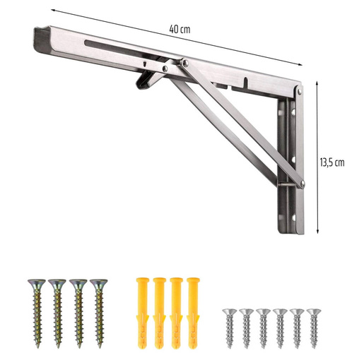 Regalhalterung | Klappbare Regalträger | Klappbare Regalträger für Regalplatte | FB-A40CM
