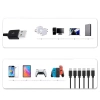 USB-Kabel 6-in-1 | Multifunktionales Datenübertragungskabel | USB-TPC-6in1-50CM