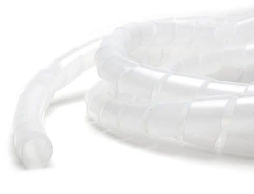 Kabel-Organizer, Kabelschutz, Geflechtschlauch für Kabel und Leitungen | 20 mm | weiß | CRG-001-10M