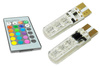 W5W T10 RGB LED-Blister mit Farbwechseltreiber
