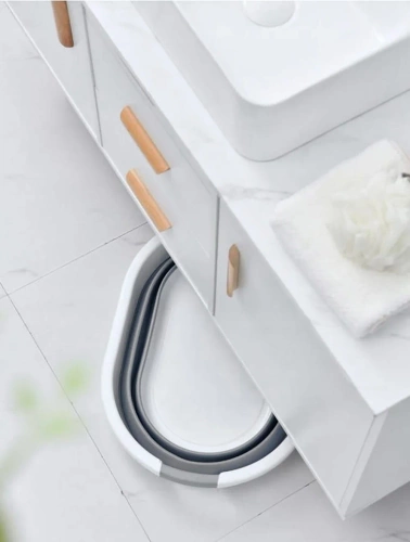 Faltbare Silikonschüssel | 26 l | grau | XJP-26L-GREY