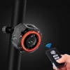 Intelligentes Fahrradrücklicht mit Alarm | 4-in-1 LED-Fahrradalarm | Bremslicht mit Hupe 110 dB | BBL-A6