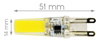 G9 LED COB Lampe | 5W LED Leuchtmittel Birne Ersatz 40W Halogenlampe | 390 Lumen