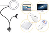 LED-Ringlampe 40W auf flexiblem Ständer | für Make-up, Videokonferenzen | SENY-6IN