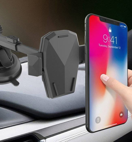 Smartphone-Halterung mit Teleskoparm | automatische Arretierung der Haltearme | PSI-C055