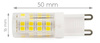G9 LED Lampe | 5W LED Leuchtmittel Birne Ersatz 400W Halogenlampe | 620 Lumen