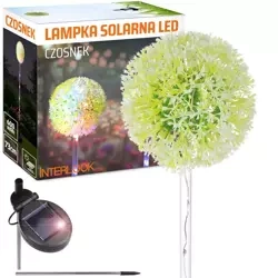 LED-Gartenleuchte Solarblume Knoblauch | 73 cm, 600 mAh | FLD-05-C