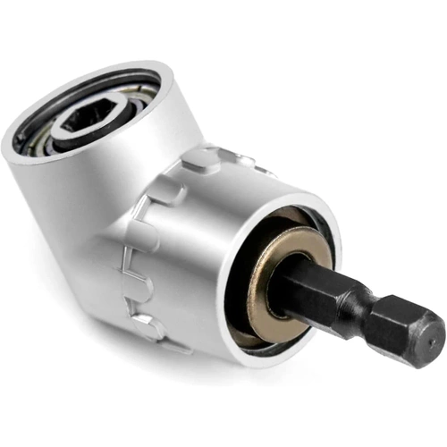Winkeladapter für 1/4 Zoll Bits | Aufsatz für Akkuschrauber | DLS-105-SILVER