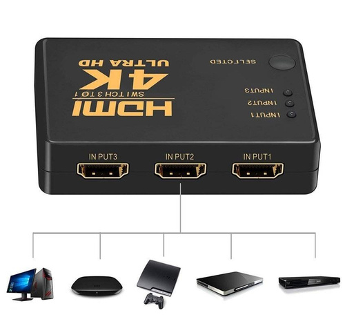 Aktiver HDMI-Splitter | 1.4b | 3D | 4K | Switch, Splitter, Verteiler | HD-4K