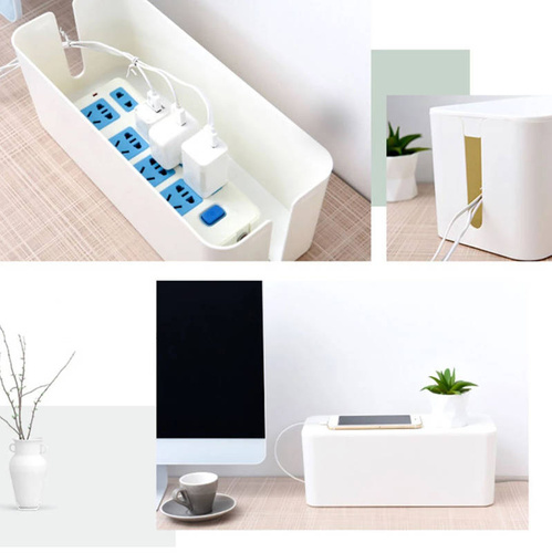 Kabel-Organizer BOX in Größe M | Behälter für Leisten und Kabel | BOX-Box | CB-M