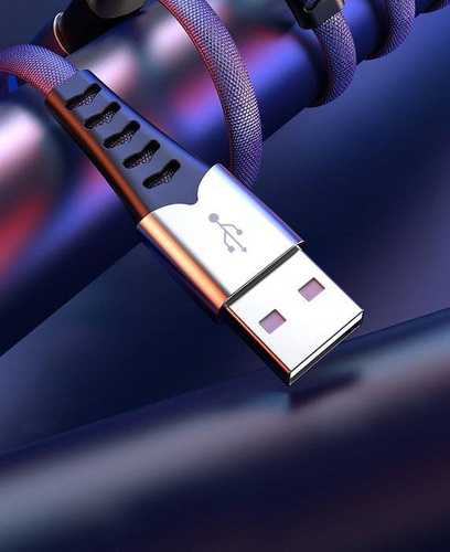 3-in-1 verstärktes USB-Kabel für Telefon - Micro USB, Type-C, Lightning (iPhone) | UC-009