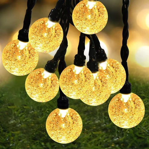 Wynik: LED-Gartengirlande solarbetrieben | 6 Meter, 40 LEDs | SDC-Q40LED-6M