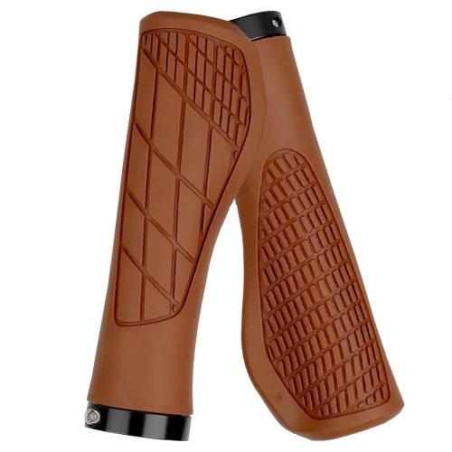 Fahrradgriffe ergonomisch | 22,2 mm | rutschfest, stoßdämpfend, komfortabel | FD187-BR