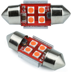 LED-Autoleuchtmittel | C5W, 4 SMD 3535, CAN BUS | rot