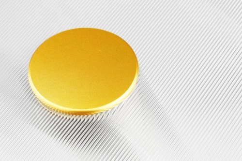 Runde Wandleuchte ⌀25 cm | Moderne Wandleuchte mit geriffeltem Schirm | WLB-D250