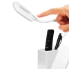 LED-Schreibtischleuchte mit Qi-Wireless-Charging | 3-in-1 Büro-Tischleuchte mit Organizer und Ladegerät | moderne Lernleuchte mit Stiftehalter | MD-K5-15W